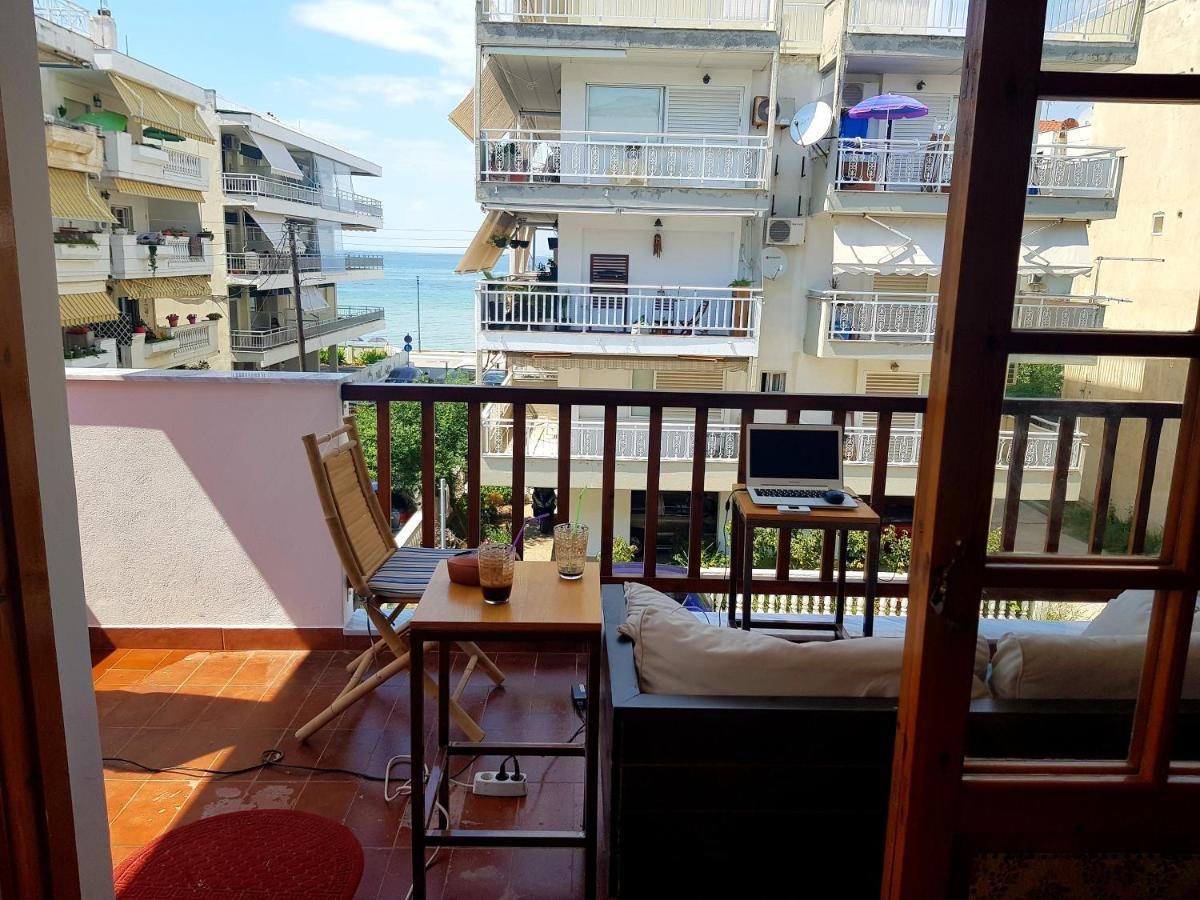 Perea Beach And Sea View Apartment Peraía Zewnętrze zdjęcie
