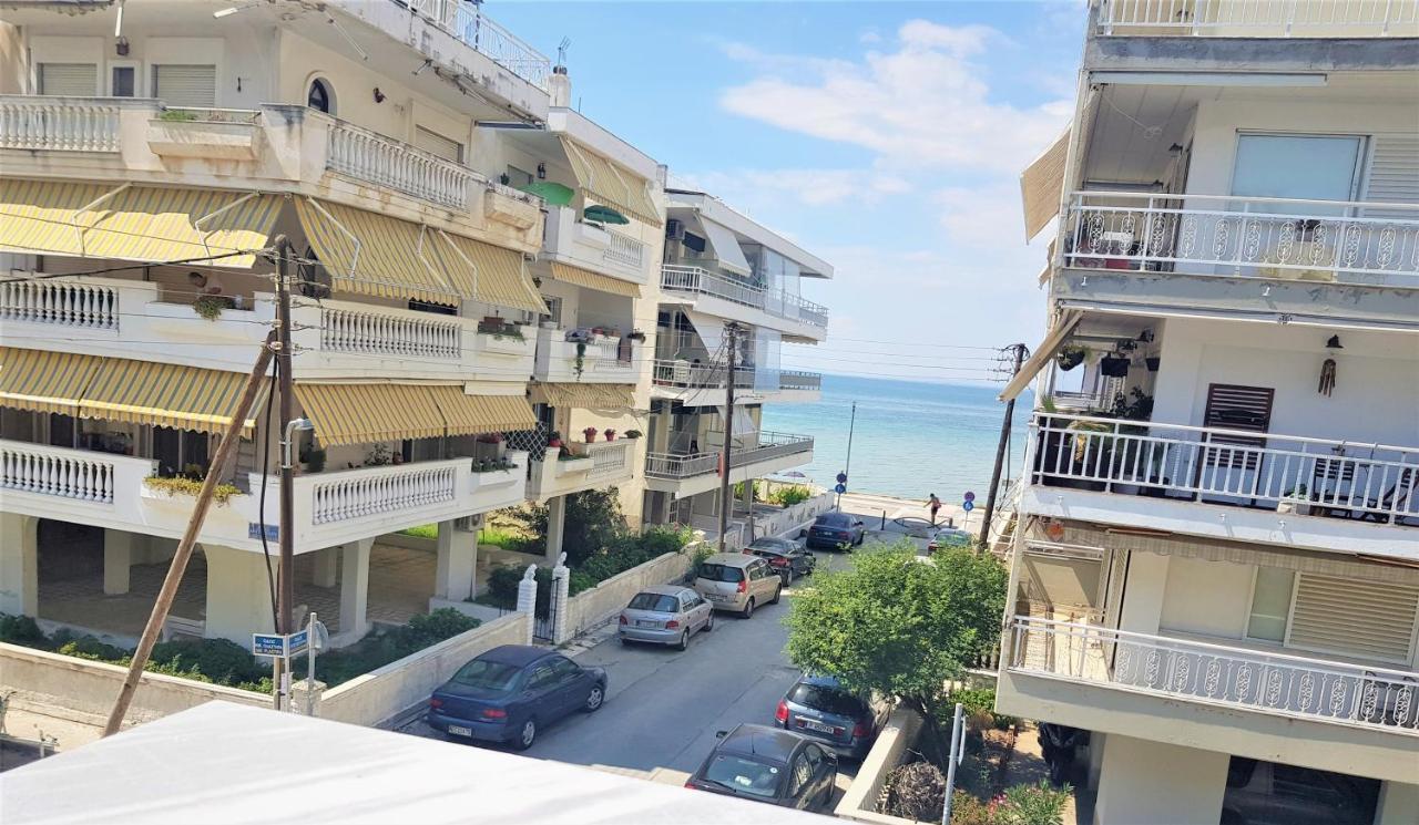 Perea Beach And Sea View Apartment Peraía Zewnętrze zdjęcie