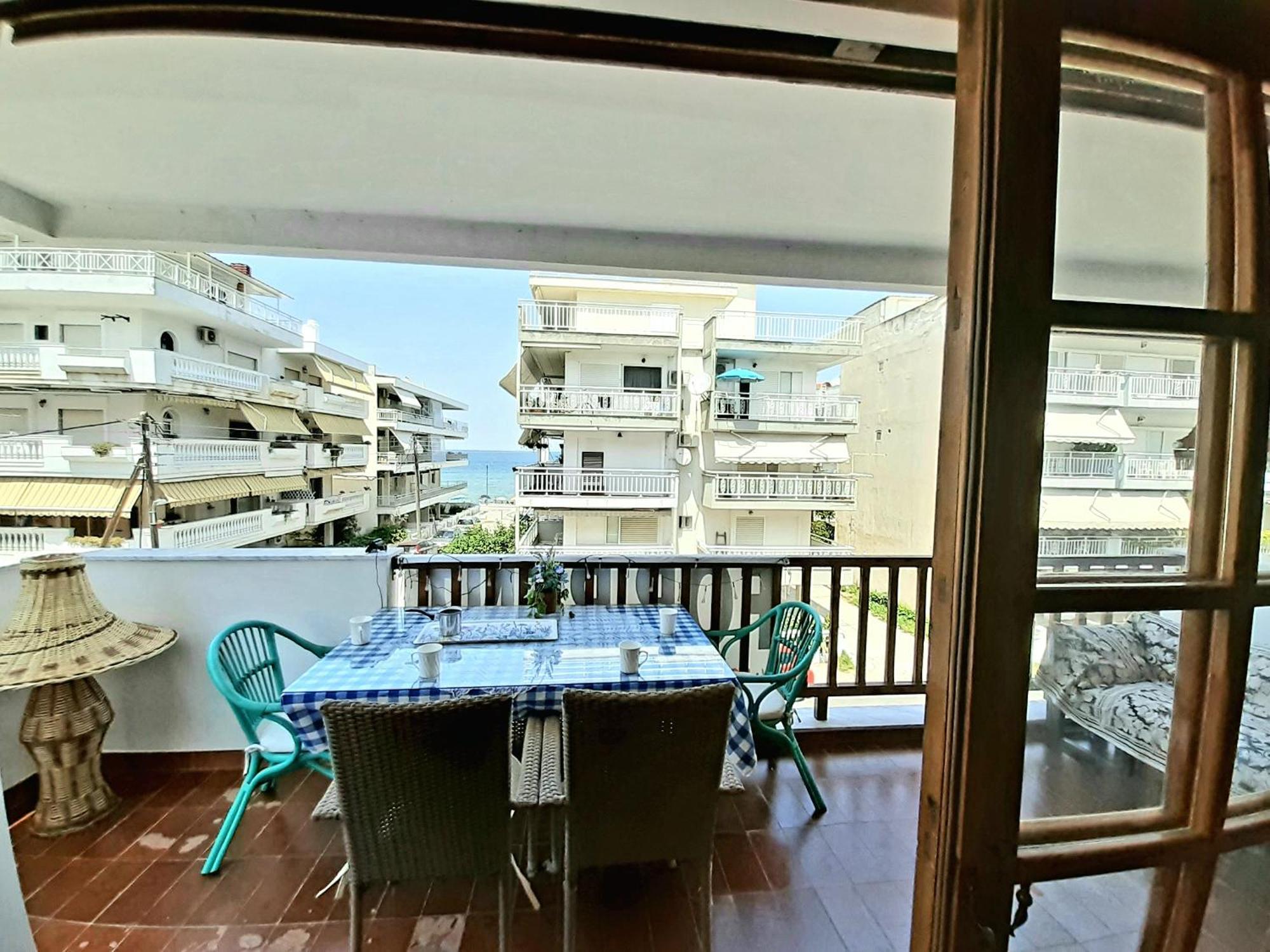 Perea Beach And Sea View Apartment Peraía Zewnętrze zdjęcie
